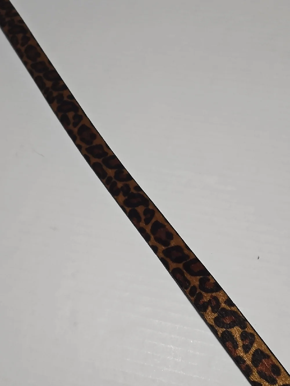 Women's Reversible Gold Buckle Leopard Print & Black Belt Size M/L